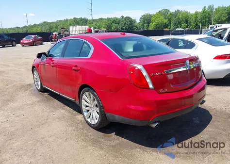 2012 Lincoln Mks z USA, uszkodzony, nr VIN 1LNHL9ER9CG802544